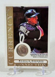 Magglio Ordonez 2003 Topps Gallery Currency Connection 2 Venezuelan 25 Centimo Coin #CC-MO Baseball Card