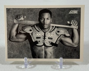 Bo Jackson Iconic Shoulderpads Card 1990 Score #697 Baseball Card