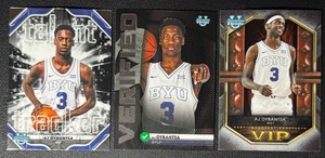 AJ Dybantsa BYU 3-Card Basketball Card Lot