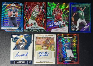 7-Card Multisport NumberedAuto Sports Card Lot