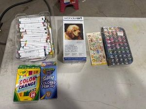 Assorted Art & Craft Supplies Lot