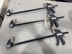 Set of 3 Bar Clamps