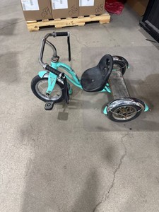 Turquoise Chrome Childrens Tricycle