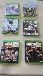 Six Xbox One Video Games