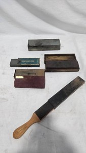 Sharpening Stones & Strop Lot
