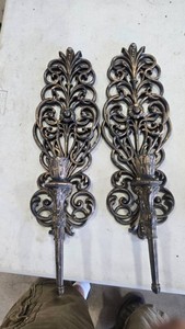 Ornate Metal Wall Sconces