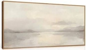 Framed Neutral Landscape Canvas Wall Art $89.99 Retail - Brand New