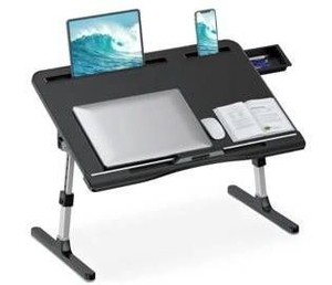 HETTHI Adjustable Laptop Bed Desk $69.99 Retail - Brand New