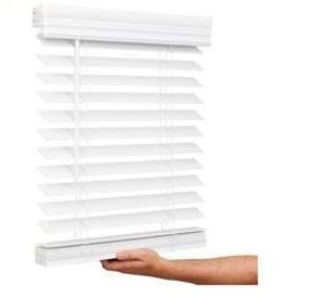 Lotus & Windoware 2 Faux Wood Cordless Blinds 22 x 64 $54.99 Retail - Brand New