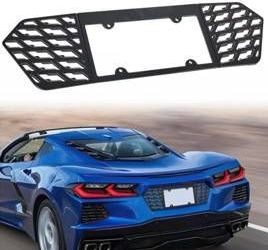Corvette C8 Rear License Plate Frame $79.99 Retail - Brand New
