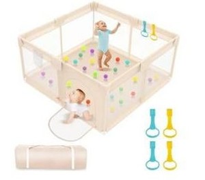 Baby Playpen with Breathable Mesh Sides $59.99 Retail - Brand New