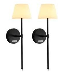 Wireless Wall Sconces Set of 2 $48.00 Retail - Brand New