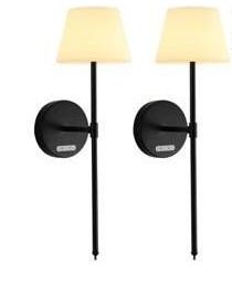 Wireless Wall Sconces Set of 2 $48.00 Retail - Brand New