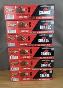 Charge Energy Snack Bars Variety Pack, 6 Boxes, 60 Count, 180 Balls $45 Retail - Brand New