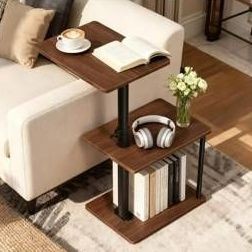 Faesun Swivel Side Table $59.99 Retail - Brand New