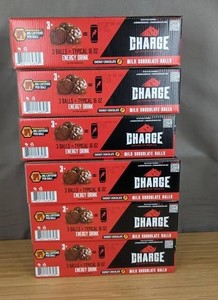Charge Energy Snack Bars Variety Pack 6 Boxes, 60 Count, 180 Balls $45 Retail - Brand New