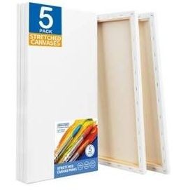 FIXSMITH 10 x 20 Stretched Canvas 5-Pack - Brand New