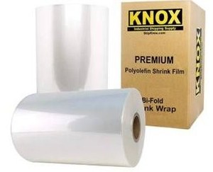 Knox Brand 8 100 Gauge Polyolefin Shrink Film, 2625 Feet, $124.99 Retail - Brand New