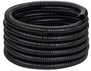 2 ID x 10ft Black Corrugated Flexible Pond Tubing $35.00 Retail - Brand New