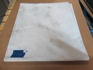 NEW Vinyl Tarp Remnant - 10 x 9 White  White Vinyl tarp - 13 oz. Midweight Duty