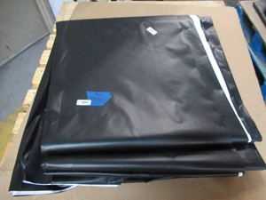 NEW Vinyl Tarp - 8 x 80 Black  White Vinyl tarp - 9 oz. Lightweight Duty