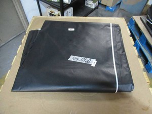 NEW Vinyl Tarp - 16 x 34 Black  White Vinyl tarp - 9 oz. Lightweight Duty