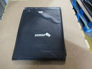 NEW Vinyl Tarp - 12 x 24 Black  White Vinyl tarp - 9 oz. Lightweight Duty