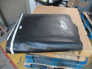 NEW Vinyl Tarp - 11 x 100 Black  White Vinyl tarp - 13 oz. Midweight Duty