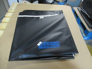 NEW Vinyl Tarp - 16 x 27 Black  White Vinyl tarp - 8 oz. Lightweight Duty