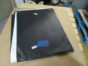 NEW Vinyl Tarp - 10 x 16 Black  White Vinyl tarp - 7 oz. Lightweight Duty