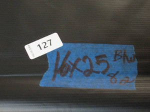 NEW Vinyl Tarp - 16 x 25 Black  White Vinyl tarp - 8 oz. Lightweight Duty