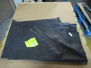 NEW Vinyl Tarp Remnant - 6 x 10 Black  White Vinyl tarp - 13 oz. Midweight Duty