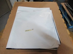 NEW Vinyl Tarp - 14 x 17 Black  White Vinyl tarp - 7 oz. Lightweight Duty