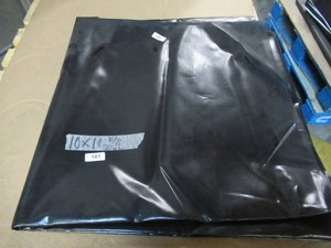 NEW Vinyl Tarp - 10 x 10 Black  Black Vinyl tarp - 20 oz. Heavyweight Duty