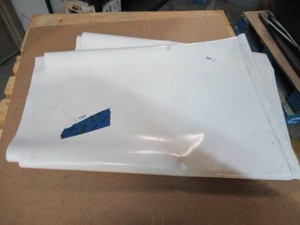 NEW Vinyl Tarp Remnant - 5 x 30 White  White Vinyl tarp - 20 oz. Heavyweight Duty