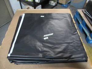 NEW Vinyl Tarp - 14 x 20 Black  White Vinyl tarp - 9 oz. Lightweight Duty
