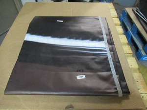 6 x 9 9 oz. Black Vinyl Tarp w Advertisement  Reused Billboard  9 mil Lightweight Duty - A Grade