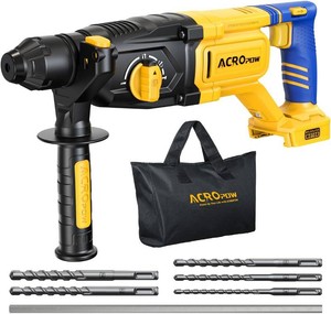 SDS-Plus Cordless Rotary Hammer Drill for Dewalt 20V Battery TOOL ONLY, untested