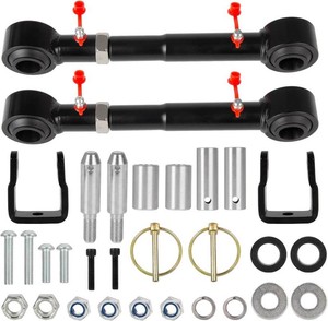 Adjustable Front Sway Bar Quick Disconnects for Jeep Wrangler TJ 1998-2006 & Cherokee XJ 1984-2001, Stabilizer Bar End Links for 2.5-6 Lift, 2PCS Off-Road Suspension Links