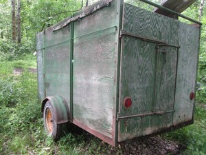 Home Made Metal frame, wood side fa...