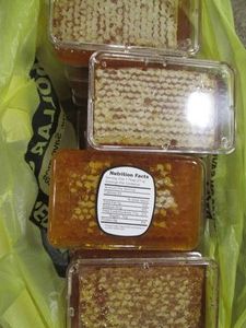 4pc lot of Raw Cut Honeycomb