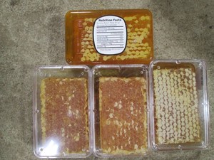 4pc lot of Raw Cut Honeycomb