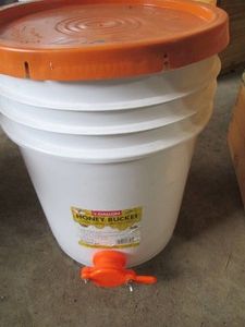 5-Gallon Honey Bucket with lid...