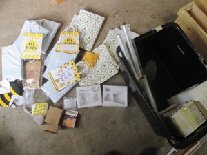 Variety of Bee themed Gift bags, ta...
