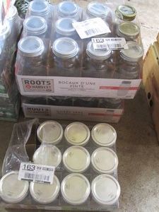 Bulk supply of Glass canning jars a...