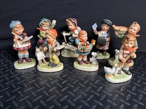 Napcoware Children Figurines 8748 (Lot of 8)