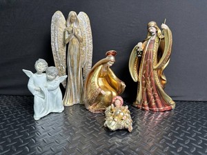 Religious Angel Figurine Set (Lot of 4)