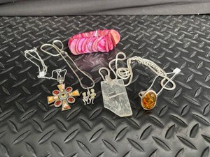 Mixed Costume Jewelry Lot - Necklaces, Ring & Bracelet