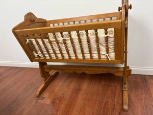 A Cool Cradle for Baby Pattern No. 2104 Wooden Cradle