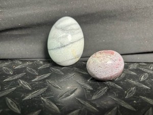 Polished Stone Egg Set (Set of 2)